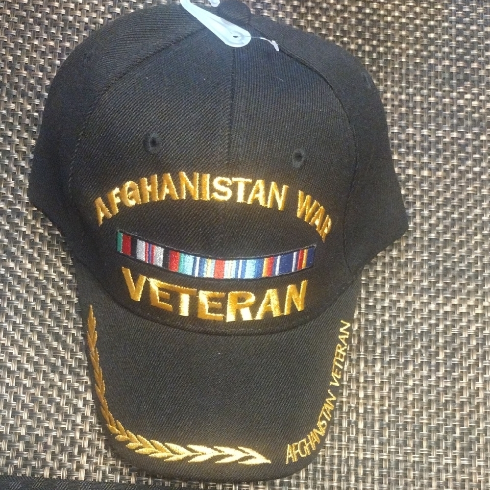 Black Afghanistan War Veteran Cap